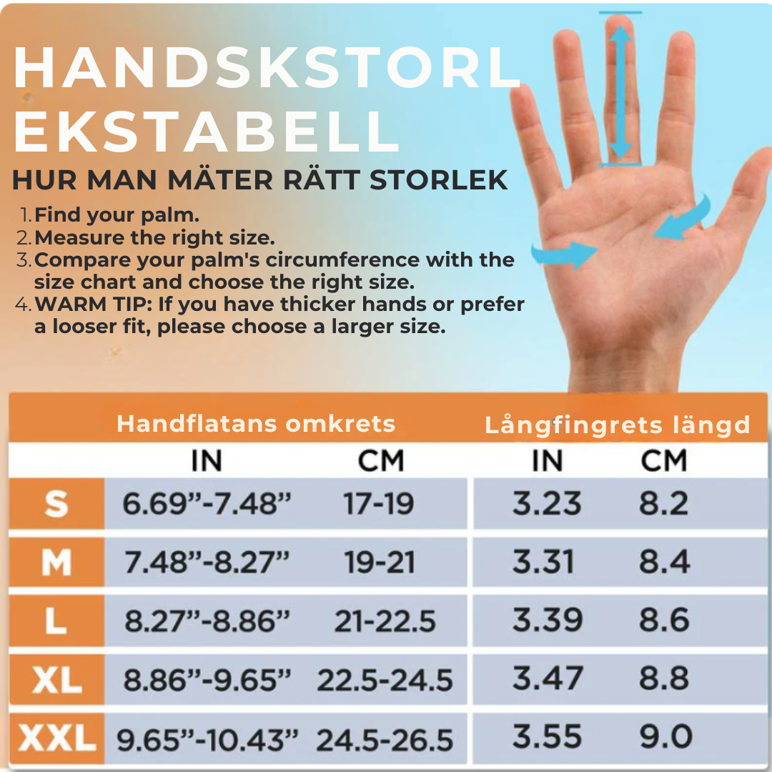 WarmTouch™ Handskar | Håll händerna varma, torra och mobilsmarta i vinter!