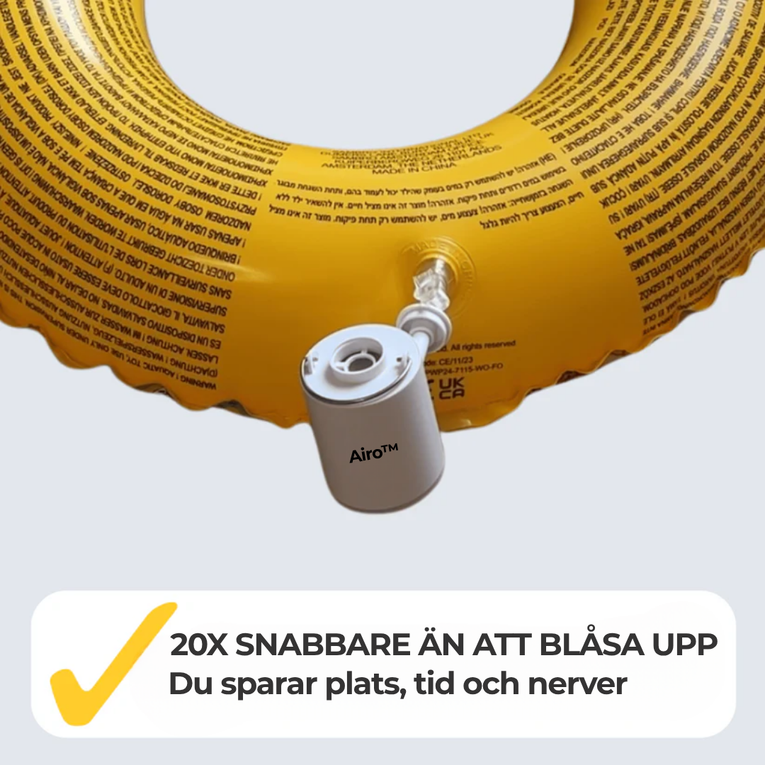 Airo™ |En fickpump med kraft som ersätter dina lungor!