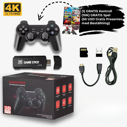 Nineties Konsolen™ | Återupplev din barndom med tusentals klassiska spel, inga nedladdningar behövs, bara koppla in och spela!