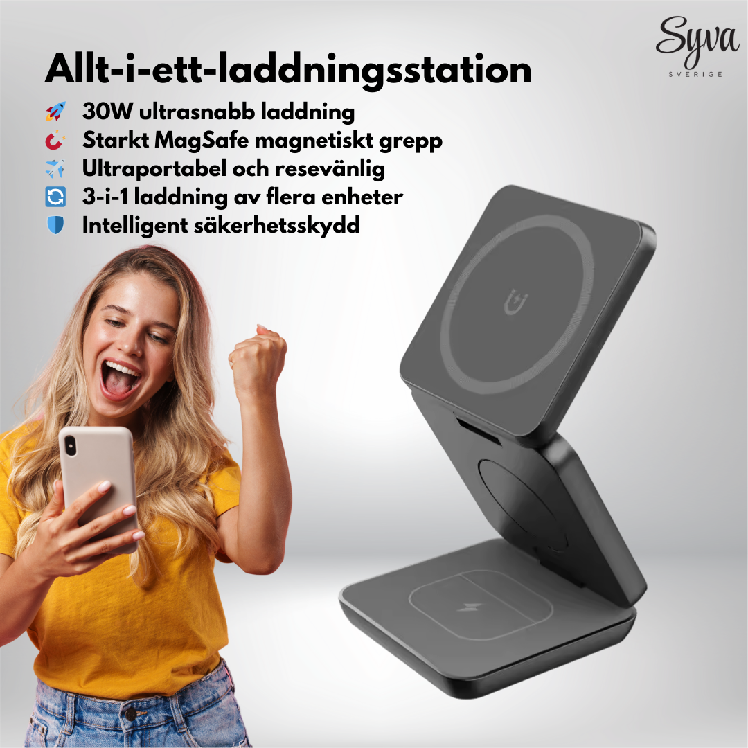 SnabbLadd Hub™ | Säg adjö till röriga kablar - ladda alla dina enheter snabbt och enkelt!