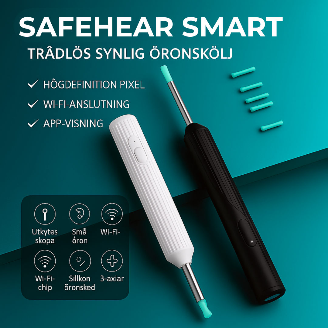 SafeHear Smart | Klara öron, bättre hörsel – SafeHear Smart för säker och exakt rengöring!