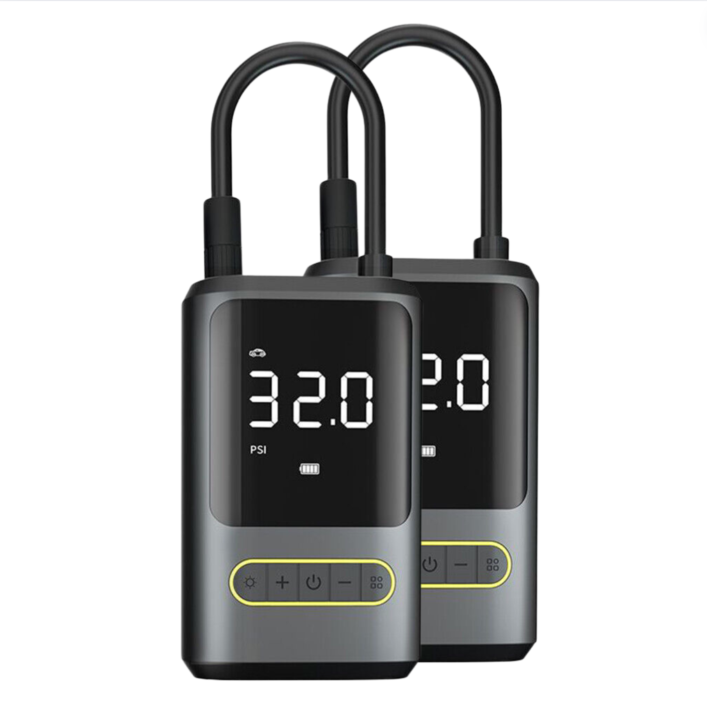 AirCharge Pro™ | Den ultimata bärbara 4-i-1-däckpumpen🚗