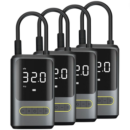 AirCharge Pro™ | Den ultimata bärbara 4-i-1-däckpumpen🚗