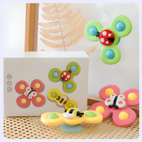 SpinnyPlay™ | Den enda leksaken som växer med ditt barn – från första skrattet till första stegen