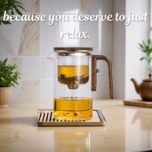 LugnTe™ Magic Pot | Brygg, njut, koppla av - den perfekta tekannan för varje ögonblick.