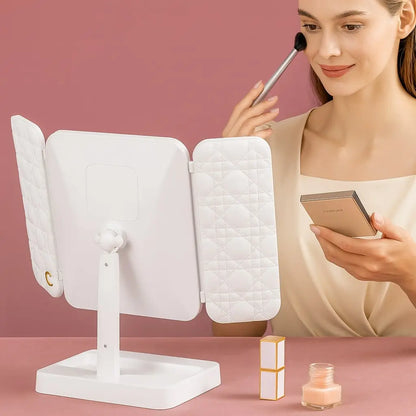 MIRRA™ | Belyst vikbar sminkspegel